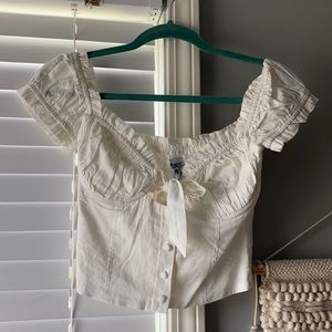 princess polly white corset top